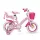 BYOX Bicikli byox puppy gyerek kerékpár lány 12es méret rózsaszín