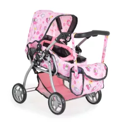 Moni toys kitty játék babakocsi táskával