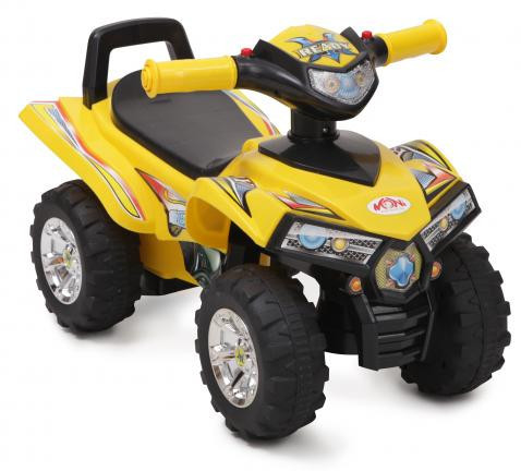 Moni ráülős quad atv bébitaxi sárga