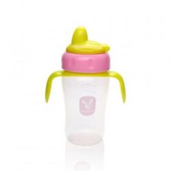 CANGAROO Cup2 csőrös itatópohár 270 ml pink