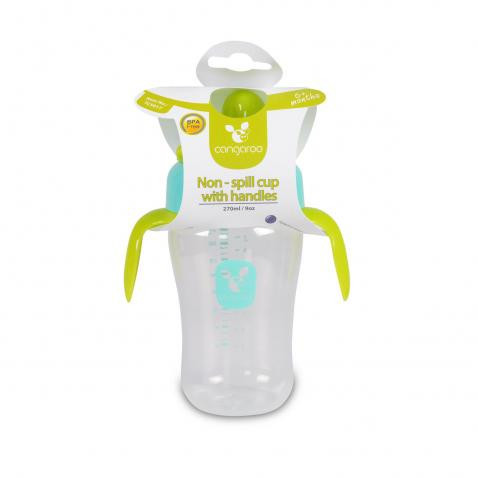 CANGAROO Cup2 csőrös itatópohár 270 ml kék