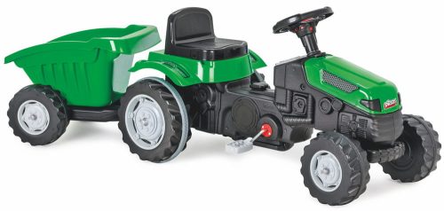 Pilsan traktor pedálos trélerrel 07316 zöld