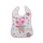 MONI Happy meal vízálló előke pink