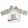 CANGAROO Bib előke hosszú ujjas messy pink