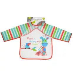 CANGAROO Bib előke hosszú ujjas messy piros