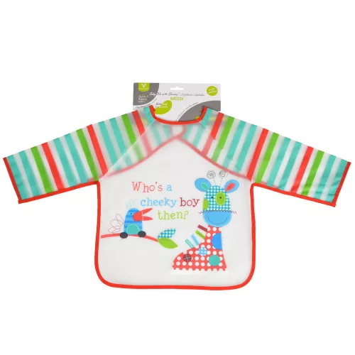 CANGAROO Bib előke hosszú ujjas messy piros