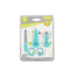 MONI Körömcsipesz ollóval, manikür szett kék