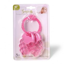 Cangaroo Duck szillikon rágóka szőlő alakú pink