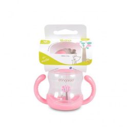   Cangaroo Boo itatópohár szívószállal, fogantyúval 280ml pink