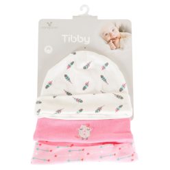 CANGAROO Tibby sapkák 3 db/csomag 0-3 hó méret pink