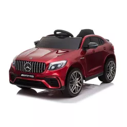 Mercedes-benz bo glc 63s amg e. autó piros