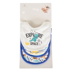   CANGAROO Kay előke pamut/pe, 3 dbos újszülött méret fiú