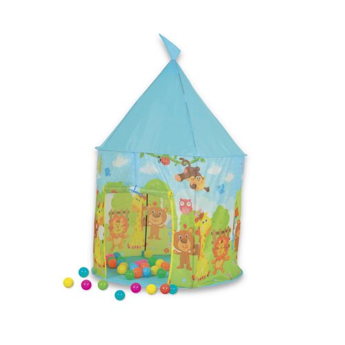 MONI Sátor jurta alakú 25 kék labdával