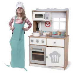 Moni toys fajáték fa kiskonyha 15db