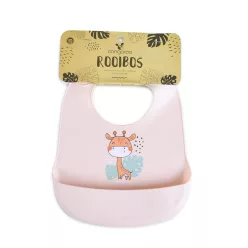 Cangaroo rooibos szilikon előke pink zsiráf