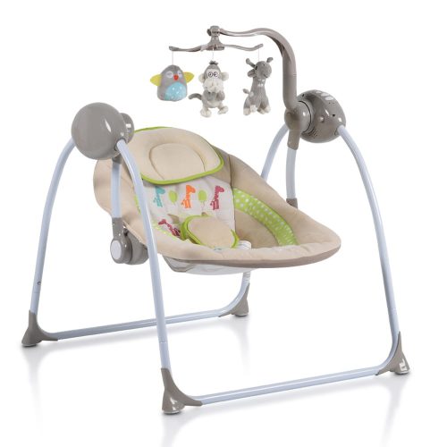 Cangaroo baby swing+ elektromos hinta zenélő, játékkal capuccino