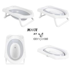 Cangaroo maui összecsukható babakád szürke / kék