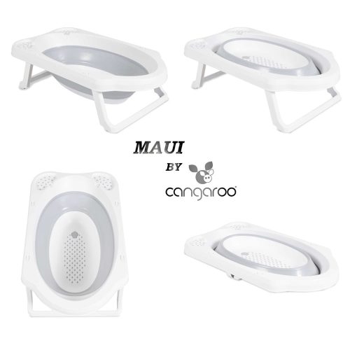 Cangaroo maui összecsukható babakád szürke / kék