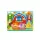 CANGAROO Tooky toy reteszes montessori fa tábla tk044
