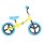BYOX 2b futóbicikli carbonszálas, 20kgig, emelhető ülés sárga/kék