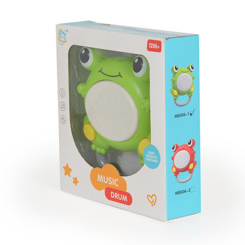 MONI Bébijáték béka alakú dob