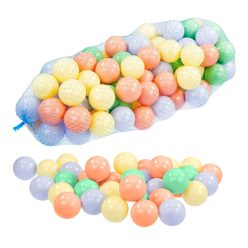 Mochtoys 100 dbos labda hálóban pasztell