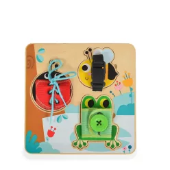 Tooky toy fa tábla kézségfejlesztő fűzőke