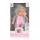 Moni toys baba 20 cm 6129 szürke/pink