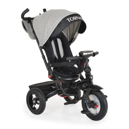 Byox tornado szülőkaros tricikli 25kg ig 360f forgatható vszürke