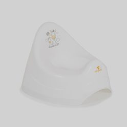 Zebra bébi egyszerű bili fehér