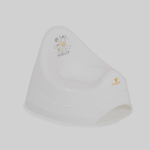 Zebra bébi egyszerű bili fehér