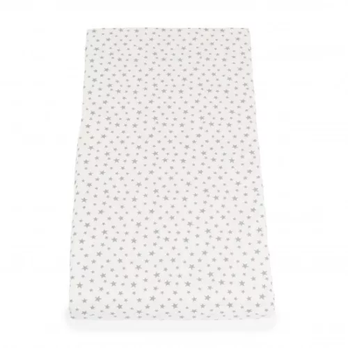 MONI Classico szivacsmatrac 9cm 120x60cm textil huzat fehér csillagos