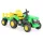 Moni bo rancher elektromos traktor utánfutóval zöld
