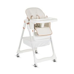   MONI Lindo multifunkciós etetőszék kiegészítőkkel (előke, kanál, villa) fehér