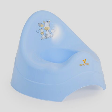 Zebra bébi egyszerű bili pasztel kék