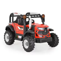 MONI Bo harvest traktor, elektromos, 2motoros piros