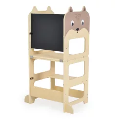  MONI Fa moni tanuló torony montessori, fellépő, rajzasztallá alakítható