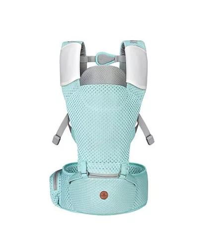 Cangaroo Mistral bébi hordozó 3 poziciós, ergonomikus, hálós türkiz