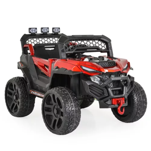 MONI Bo dust dy-8888 elektromos autó, 4motoros, 12v/7a, 115cm buggy piros