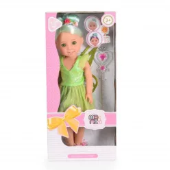 MONI Baba 38cm hajasbaba tündér zöld