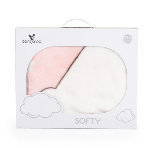 CANGAROO Takaró softy pihe puha kicsi 80*110cm jegesmedvés pink