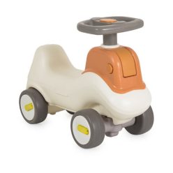   MONI Bumpy ráülős, markoló kanalas bébitaxi kormánnyal szürke/bézs