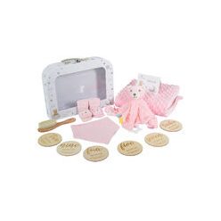   Cangaroo Bearli ajándékszett takaró, játék, zokni 6in1 pink