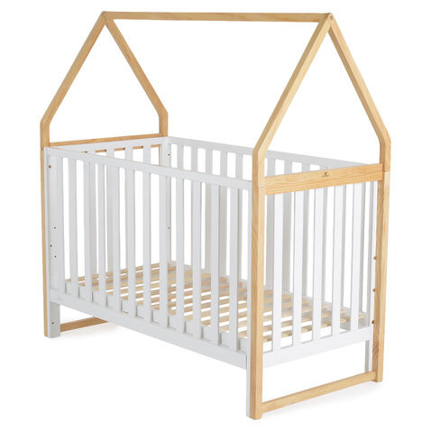 CANGAROO Astra fa babaágy házikó alakú, 3 magasságban állítható 60x120cm