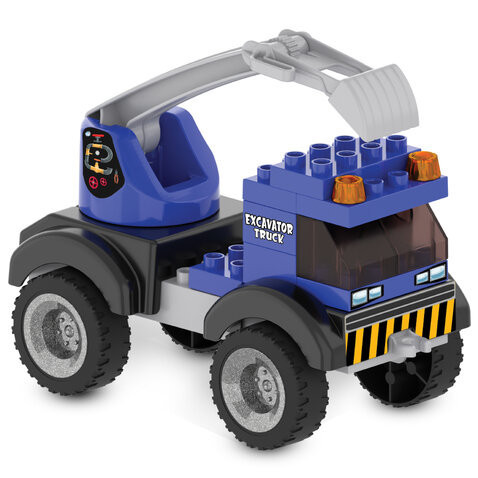 Pilsan építőjáték kis készlet markolós kék