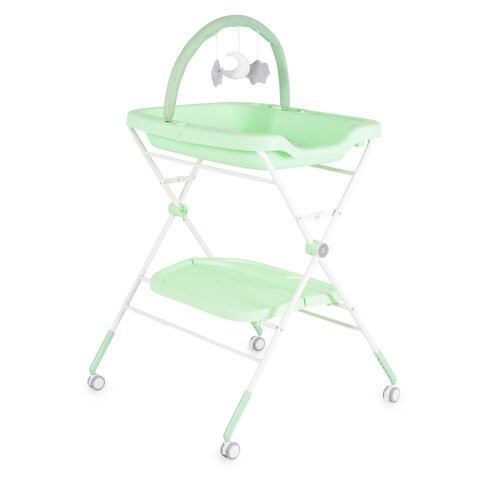 Cangaroo Croco multifunkciós, összecsukható pelenkázó asztal mentazöld