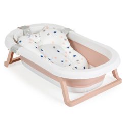 MONI Palma összecsukható kád fürdetőpárnával pink
