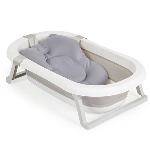 MONI Palma összecsukható kád fürdetőpárnával szürke