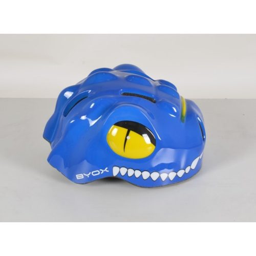 BYOX Biciklis sisak dino gyerek tarajos kék