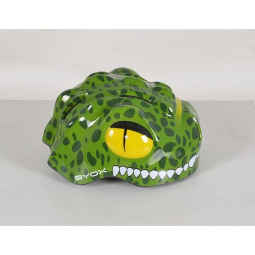 BYOX Biciklis sisak dino gyerek tarajos s.zöld